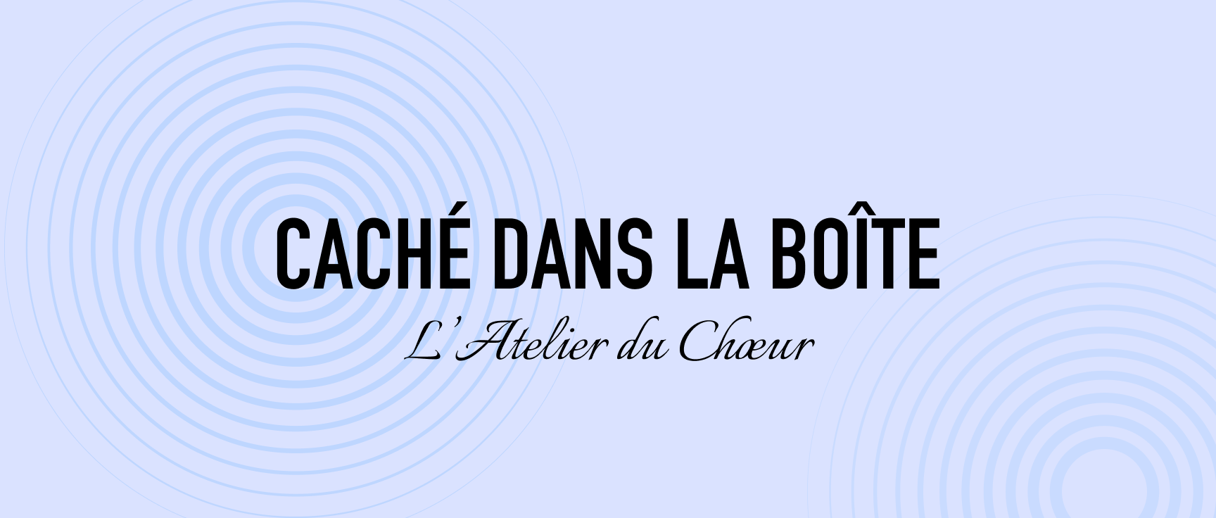 Caché dans la boîte